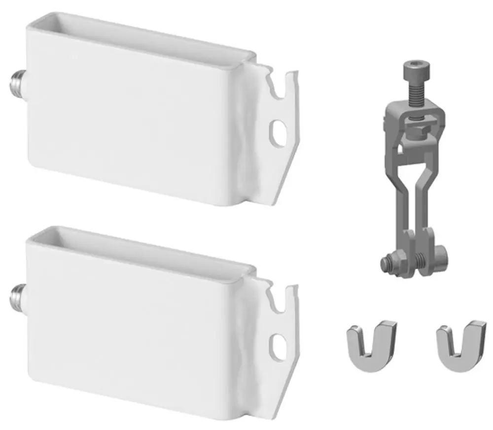 Produktbild von Kermi Träger Set f.Standkonsolen 60x10, für Heizkörper mit Lasche, weiß, ZB03100001.